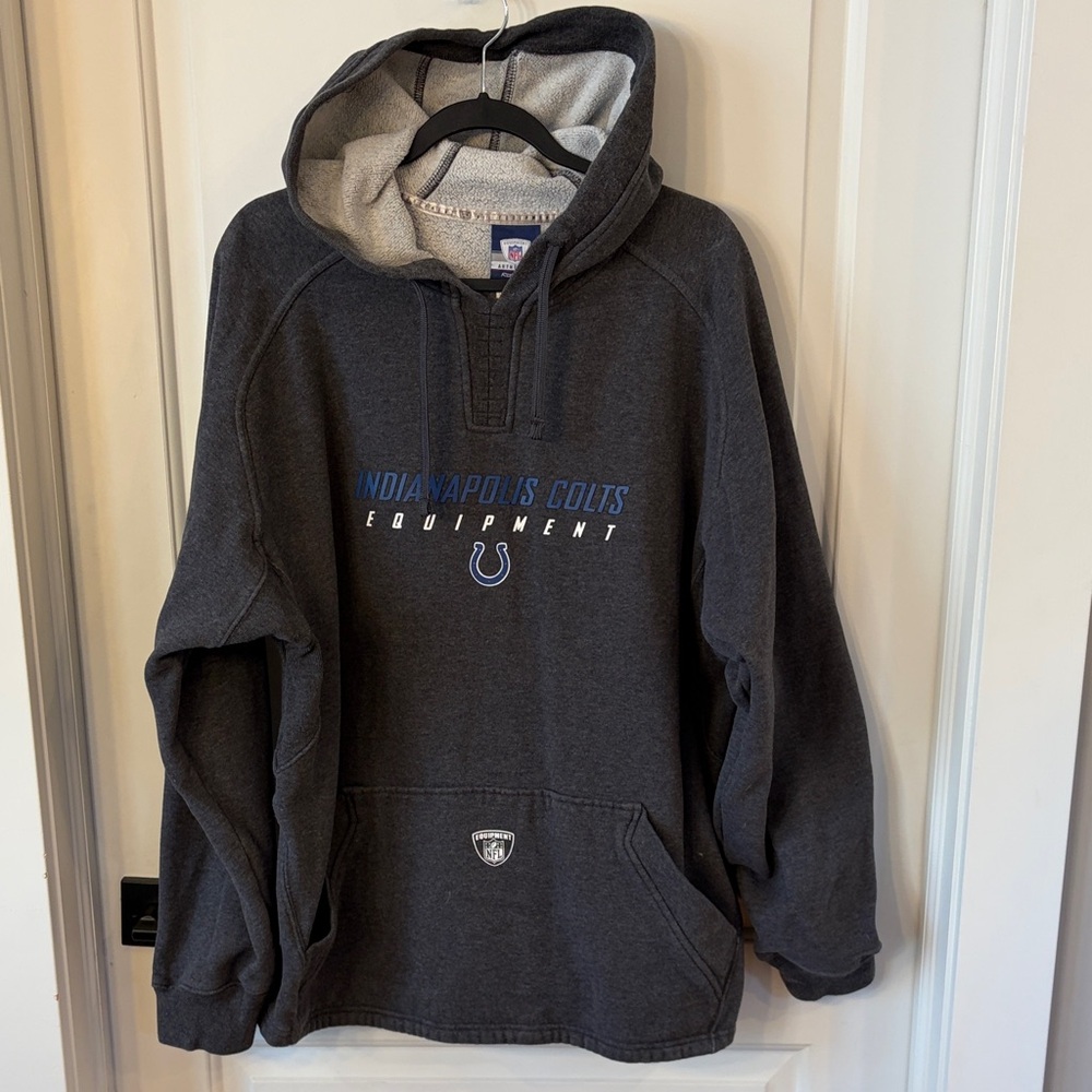 NFL Authentic Gray Indianapolis Colts Hoodie